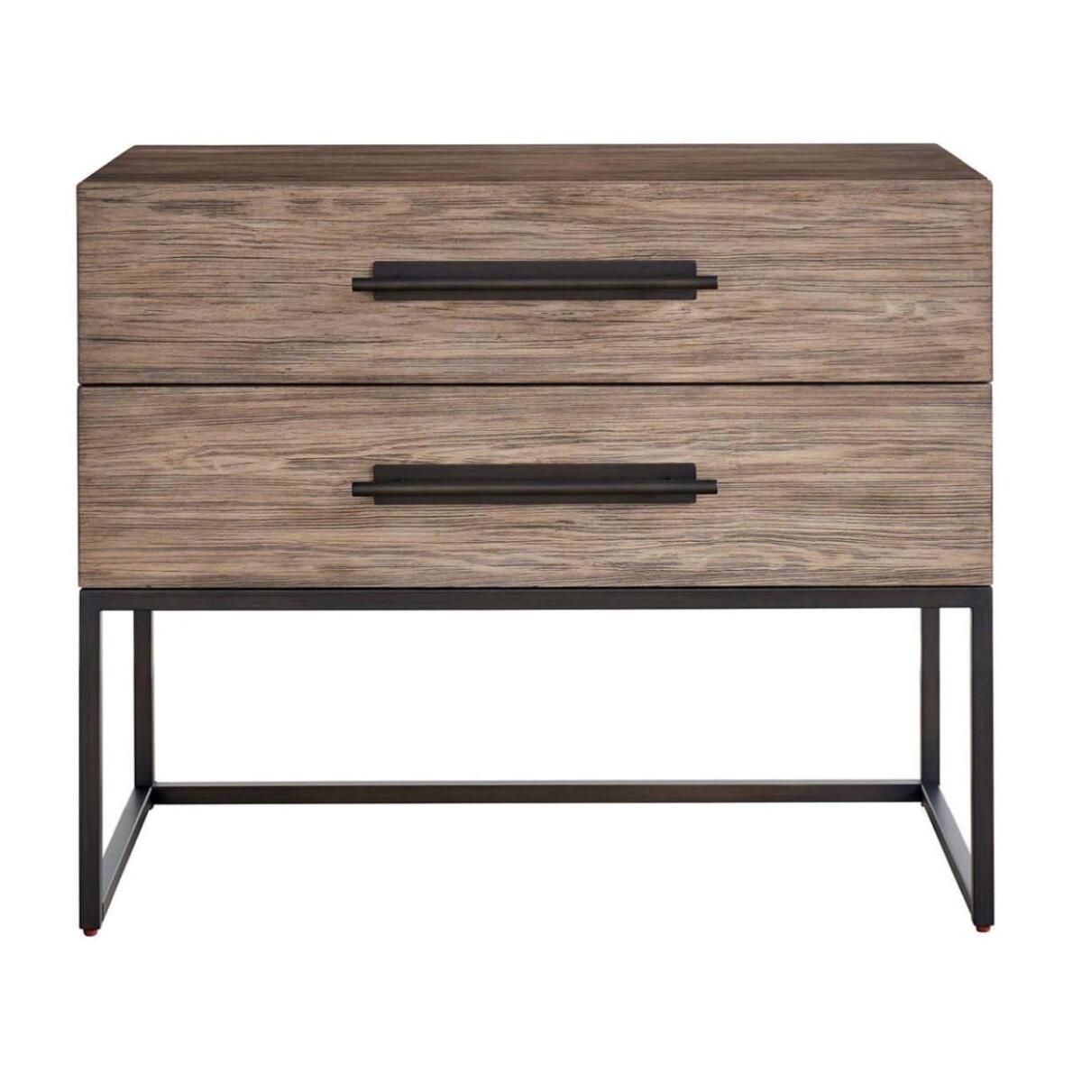769f3d7b53c04418f4b51c36b758d45d Dwell Boulder Metal Base Nightstand - Image 1