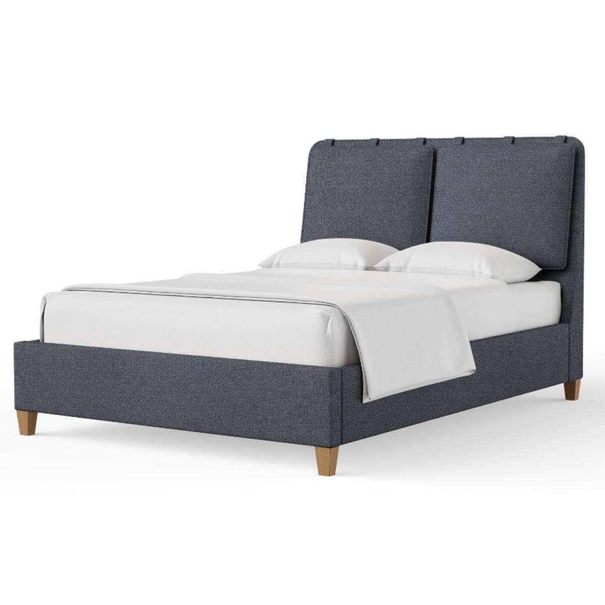 7778455b9253b5e5f46e75d29653aa66 Nordhaven Upholstered Bed-navy Tweed - 853-551J-155J-822J-404, 850-661J-166J-822J-404 - Image 1