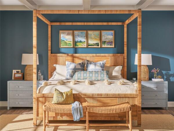 Weekender Coastal Living Home Collection Chatham Poster Bed King - Image 3