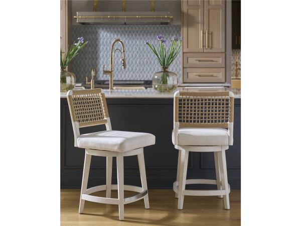 Oasis- Coastal Living Home Collection Shoreline Swivel Counter Stool - Image 2
