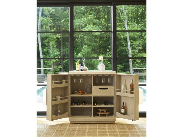 Oasis- Coastal Living Home Collection Dockside Bar Cabinet - Image 3