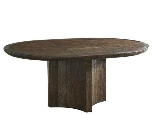 Modern Sable Round Dining Table - Image 8