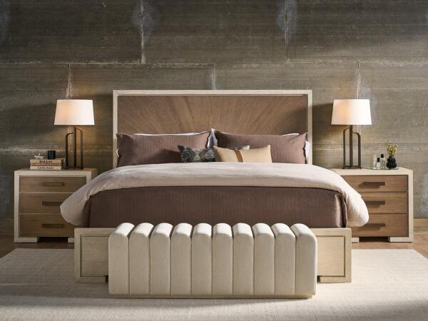 Modern Mist Panel Bed King - Image 3