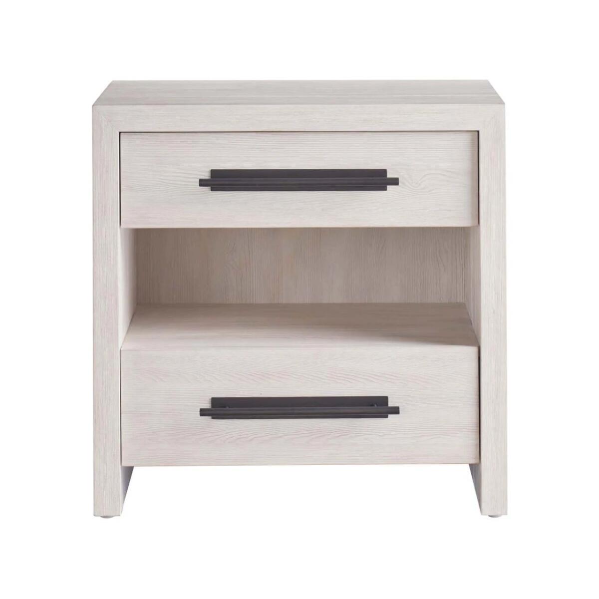 88233521b1242ecdcad3e792a62bb391 Dwell River Rock Two Drawer Nightstand - Image 1