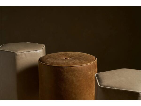 Gemma Round Ottoman - Special Order - Image 4