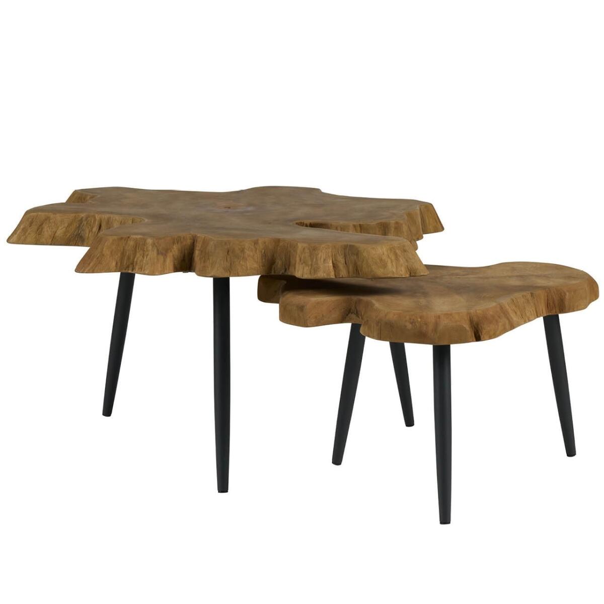 94dbed27135ac8e810d0865b447decd8 Oasis- Coastal Living Home Collection Driftwood Nesting Tables - Image 1