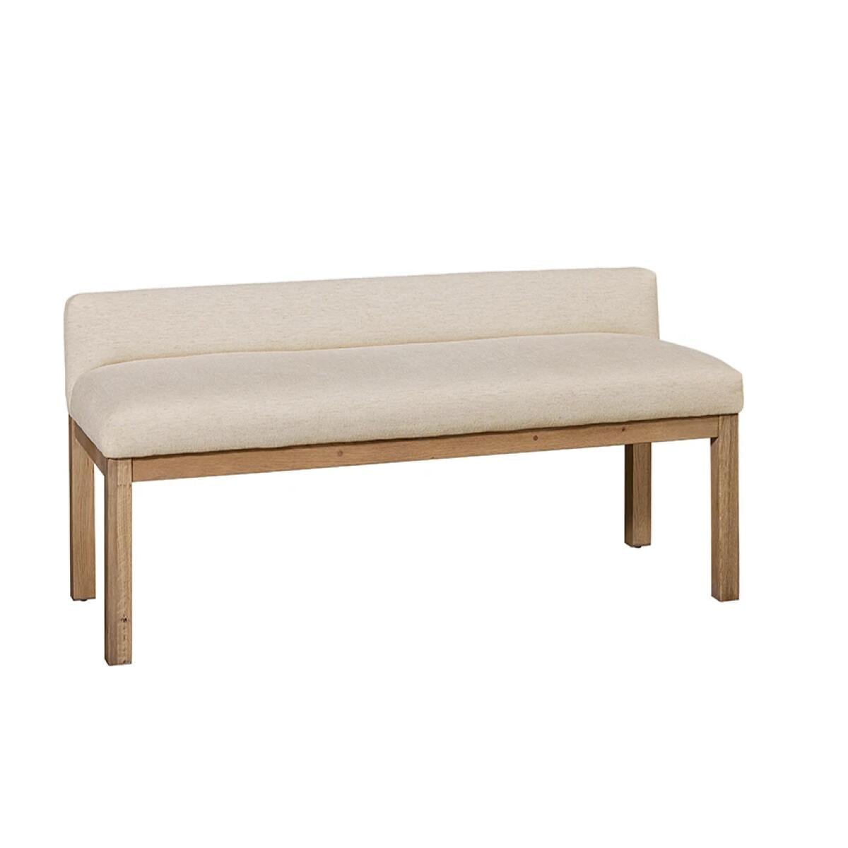 978cd9d9da5f6508490222bbb4864ea3 Joinery Ivory Cream Uph Bench - 192-080I - Image 1