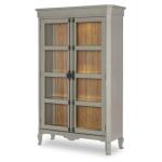 Cremone Bolt Display Cabinet Barnwood Oak And Northern Moss CLH4019-570 - Image 4