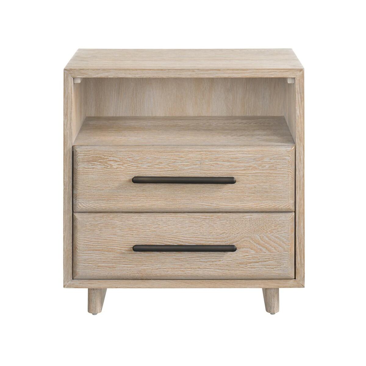 a41b994b0ccdd8640b1a48c1f540bc5e Modern Desert Open Storage Nightstand - Image 1