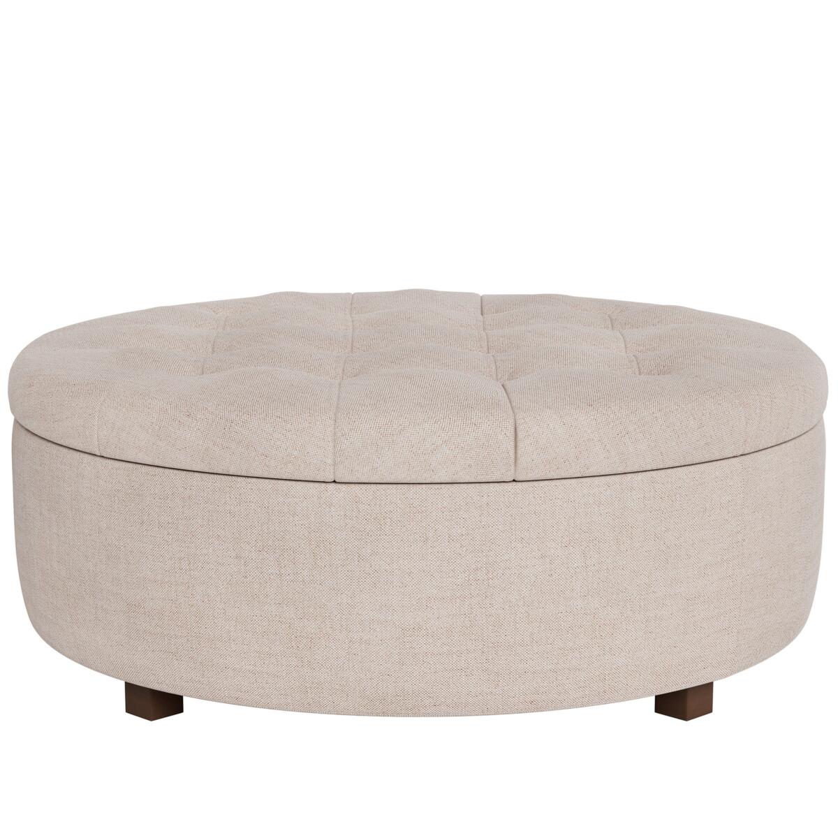 aa15e6d33a08ac95fd5f836d48c39834 U Choose Round Storage Ottoman 36 - Special Order - Image 1