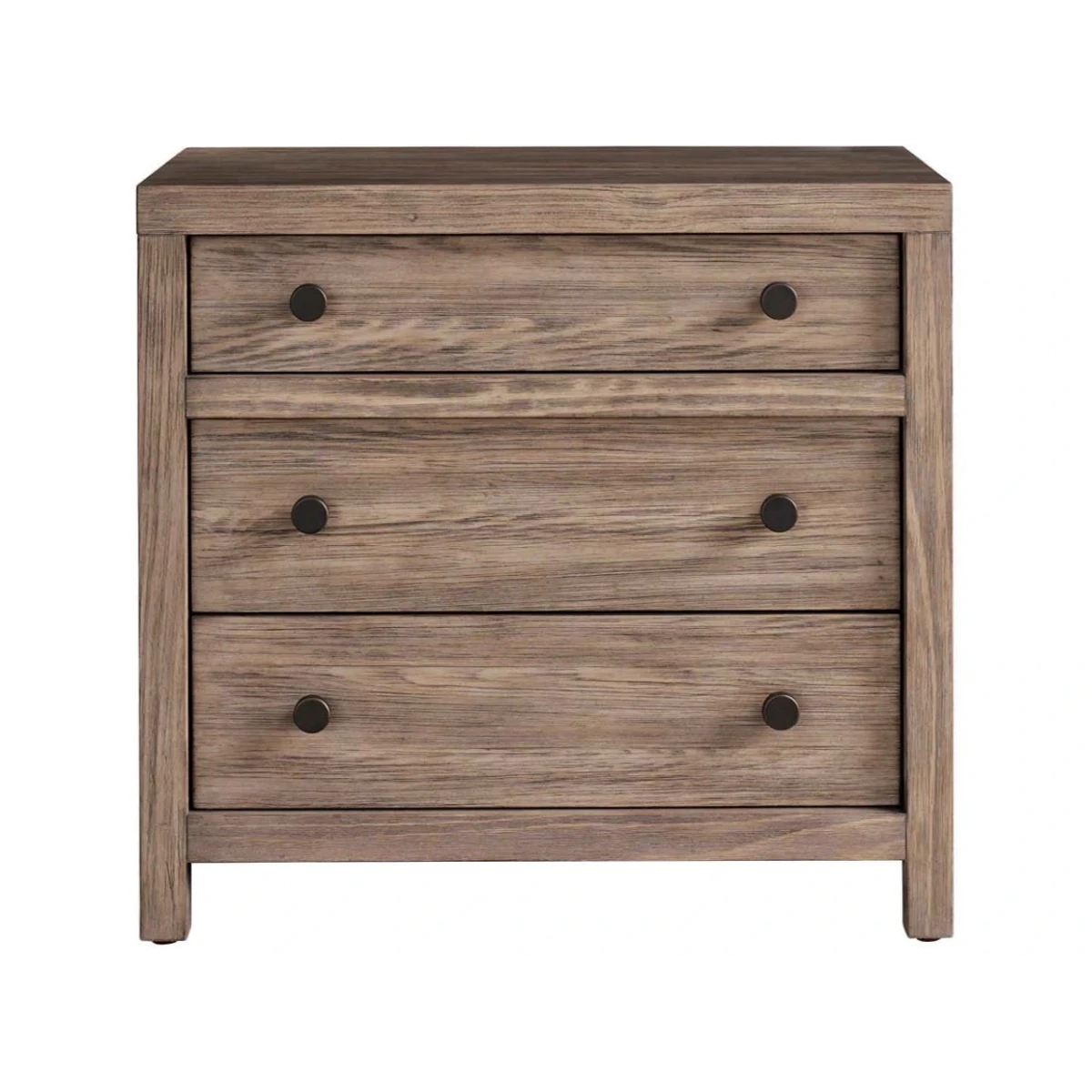 b35ebbac5f6ff42408f798d0019f3b0d Dwell Boulder Three Drawer Nightstand - Image 1