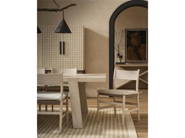 Dwell River Rock Wood Back Side Chair - Image 2