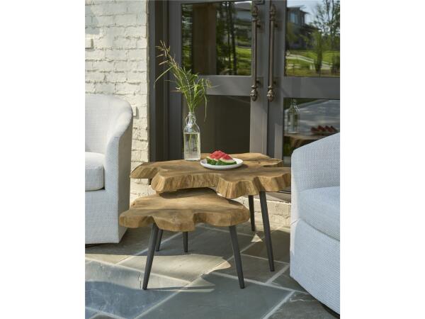 Oasis- Coastal Living Home Collection Driftwood Nesting Tables - Image 2