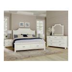 Maple Road Two-Tone Scalloped Storage Bed - 116-557-050B-502-555;116-667-066B-502-666 - Image 3