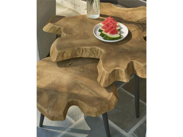 Oasis- Coastal Living Home Collection Driftwood Nesting Tables - Image 3