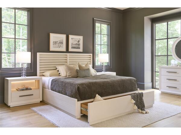 Oasis- Coastal Living Home Collection Shoreline Panel Storage Bed King - Image 2