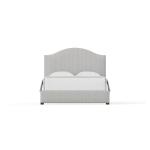 Choices Custom Bed Collection Emily Upholstered Bed - Grey Stripe - 100-559Q-155Q-822Q,100-669Q-166Q-822Q