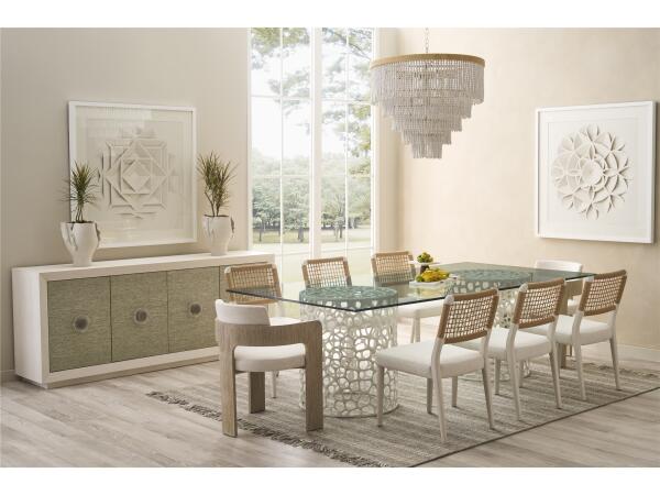 Oasis- Coastal Living Home Collection Coral Rectangle Dining Table - Image 2