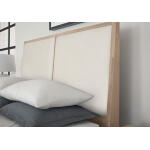 Woodbridge Upholstered Bed-White - Image 5