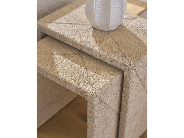 Oasis- Coastal Living Home Collection Abaca Nesting Tables - Image 3