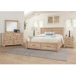 Cool Rustic Plank Bed With Footboard Storage - 176-558-050B-502-555, 176-668-066B-502-666, 176-668-066B-602 - Image 6
