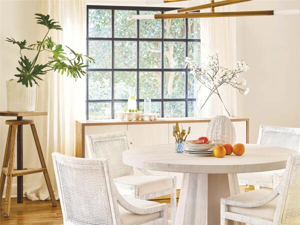 Weekender Coastal Living Home Collection Mackinaw Round Dining Table - Image 6