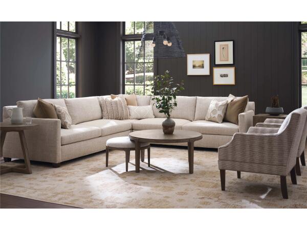 Dwell Boulder Bunching Ottoman - Image 5