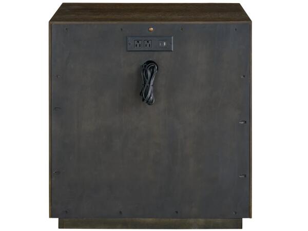 Modern Sable One Drawer Nightstand - Image 6