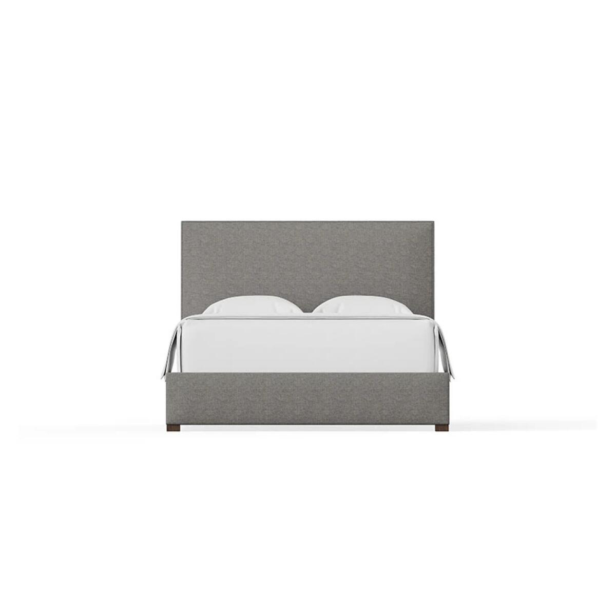 f9e2df1e2bdebd5bdfccf7cd0add6d8a Choices Custom Bed Collection Amelia Upholstered Bed - Mocha - 100-551M-155M-822M,100-661M-166M-822M - Image 1