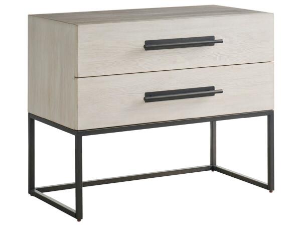 Dwell River Rock Metal Base Nightstand - Image 3