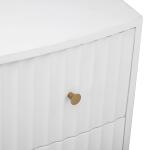 Percy Three-Drawer Chest (White) - Image 5