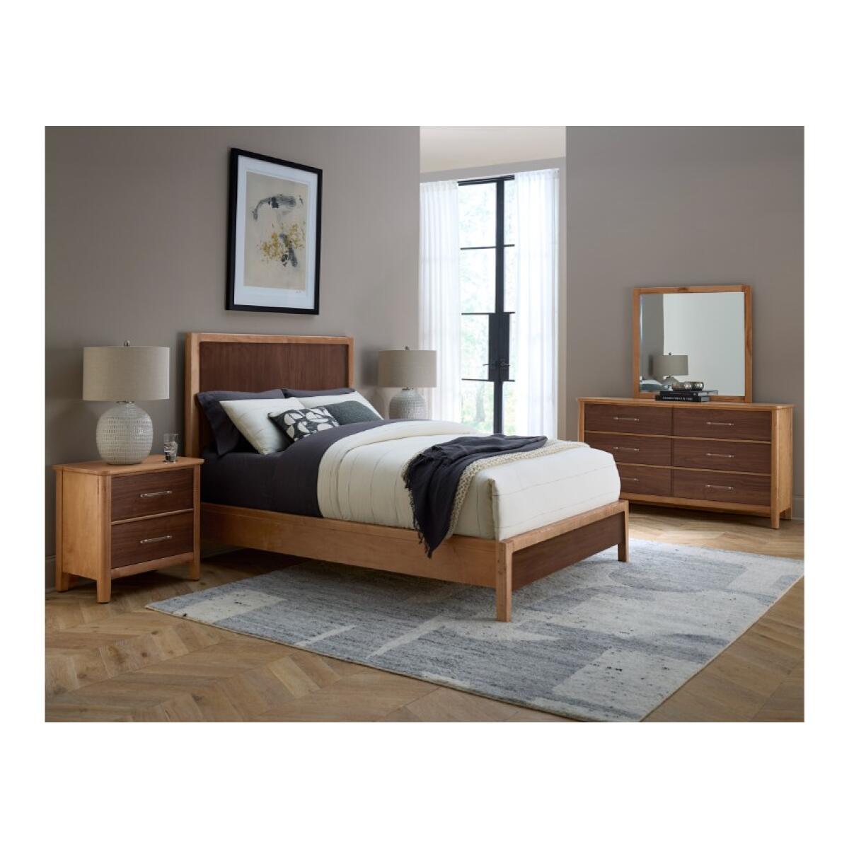 0f016555b77f2b3c7272e84649b5e896 Nordhaven Panel Bed in Queen - 853-557-755-722 - Image 1