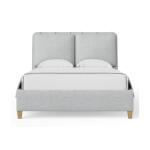 Pure Maple Upholstered Bed-blue Mist - 180-661H-166H-822H-404