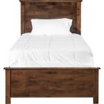 Portland Plank Twin Bed - Storage Pedestals - T62220qty2 - Image 3