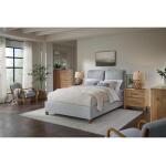 Pure Maple Upholstered Bed-blue Mist - 182-551H-155H-822H-404 - Image 5