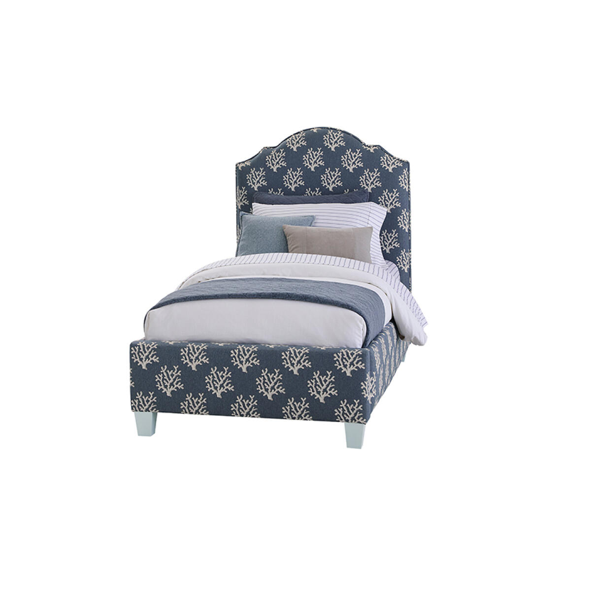 1bb6a094881f3ebb001a924ae4b882f9 Tide & Timber Twin Upholstered Beds - 835-331 - Image 1