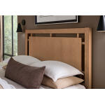 Lodge & Loft King Floating Panel Bed With Footboard Storage - 842-667-066B-502-666 - Image 7
