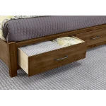 Cool Rustic Mansion Bed With Footboard Storage - 174-551/050B/505/555T - Image 3