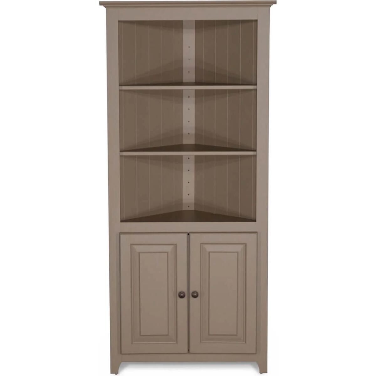 23fb8fb54ac0fbfede28910d2fc27e83 72" Pine Corner - Bottom Doors - 73272 - Image 1