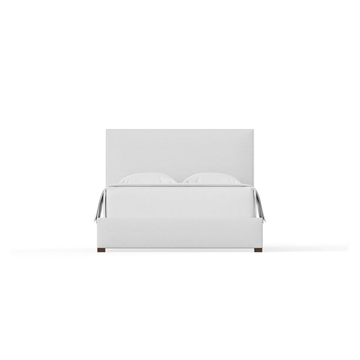 2453addd6293e34abaa4d462e9b3206d Choices Custom Bed Collection Amelia Upholstered Bed - Pure White - 100-551P-155P-822P - Image 1