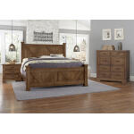 Cool Rustic X Bed With X Footboard - 174-557/755/922 - Image 3
