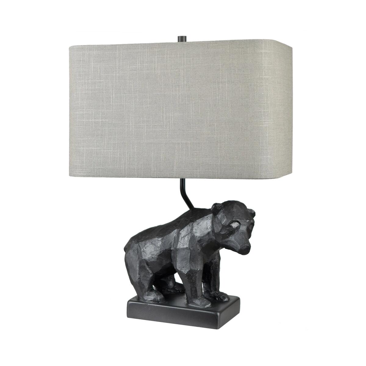 2c08b217ff46f446cf27595f6960e9c0 Black Bear Table Lamp - Image 1