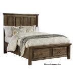 Maple Road Mansion Bed With Storage Footboard - 117-669/066B/502/666T