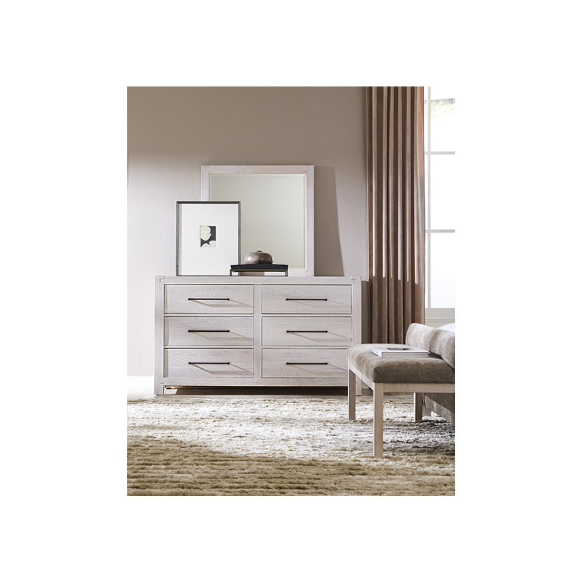 3e8cfe8ba8aa5594ea6a7eb762d3e8cf Joinery Dresser - 6 Drwr - 194-003 - Image 1