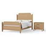Pure Maple Cal King Poster Bed - 182-669-966-944-MS2 - Image 2