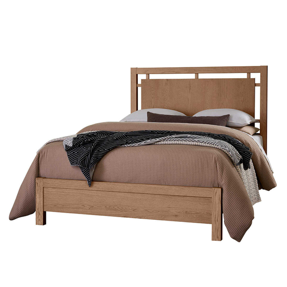 4255481fb95db1573b07b2e0de7f9f03 Lodge & Loft Floating Panel Bed in Queen - 842-557-755-922 - Image 1