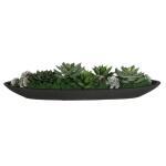 Verde Succulent Centerpiece, Black - Image 7