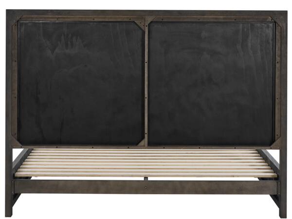 Modern Veil Panel Bed Queen - Image 8