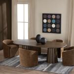 Milan Dining Chair - Chocolate - Image 5