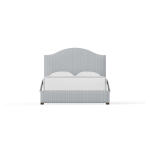 Choices Custom Bed Collection Emily Upholstered Bed - Navy Stripe - 100-669N-166N-822N